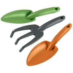 TRAMONTINA - Kit de herramientas de jardín 3 piezas verde