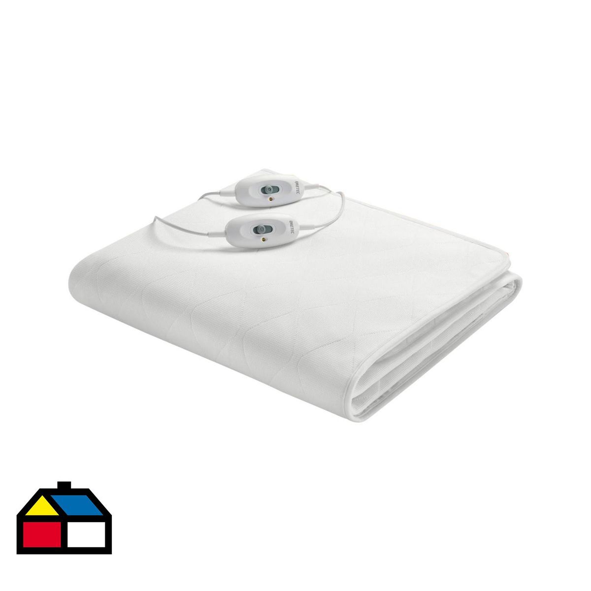 SCALDASONNO - Calientacamas Eléctrica Poliéster 2 plazas 110 W Blanco