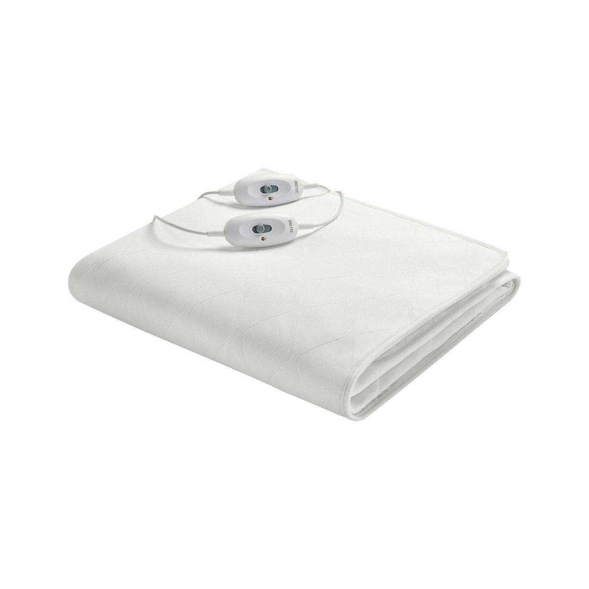 SCALDASONNO - Calientacamas Eléctrica Poliéster 2 plazas 110 W Blanco