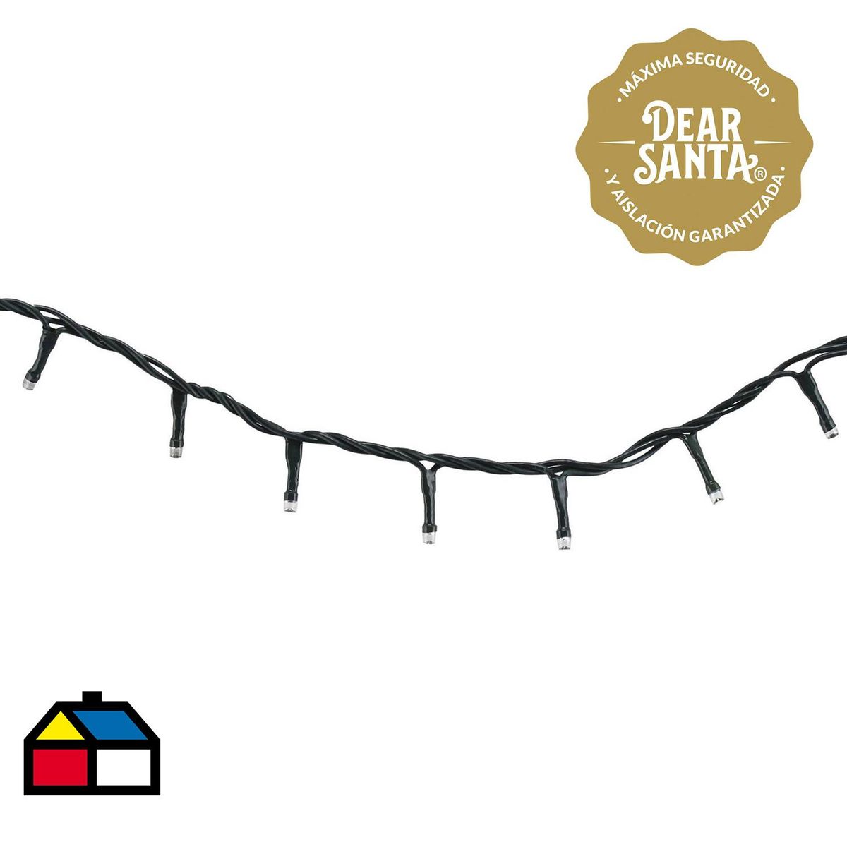 DEAR SANTA - Juego 100 luces led blanco