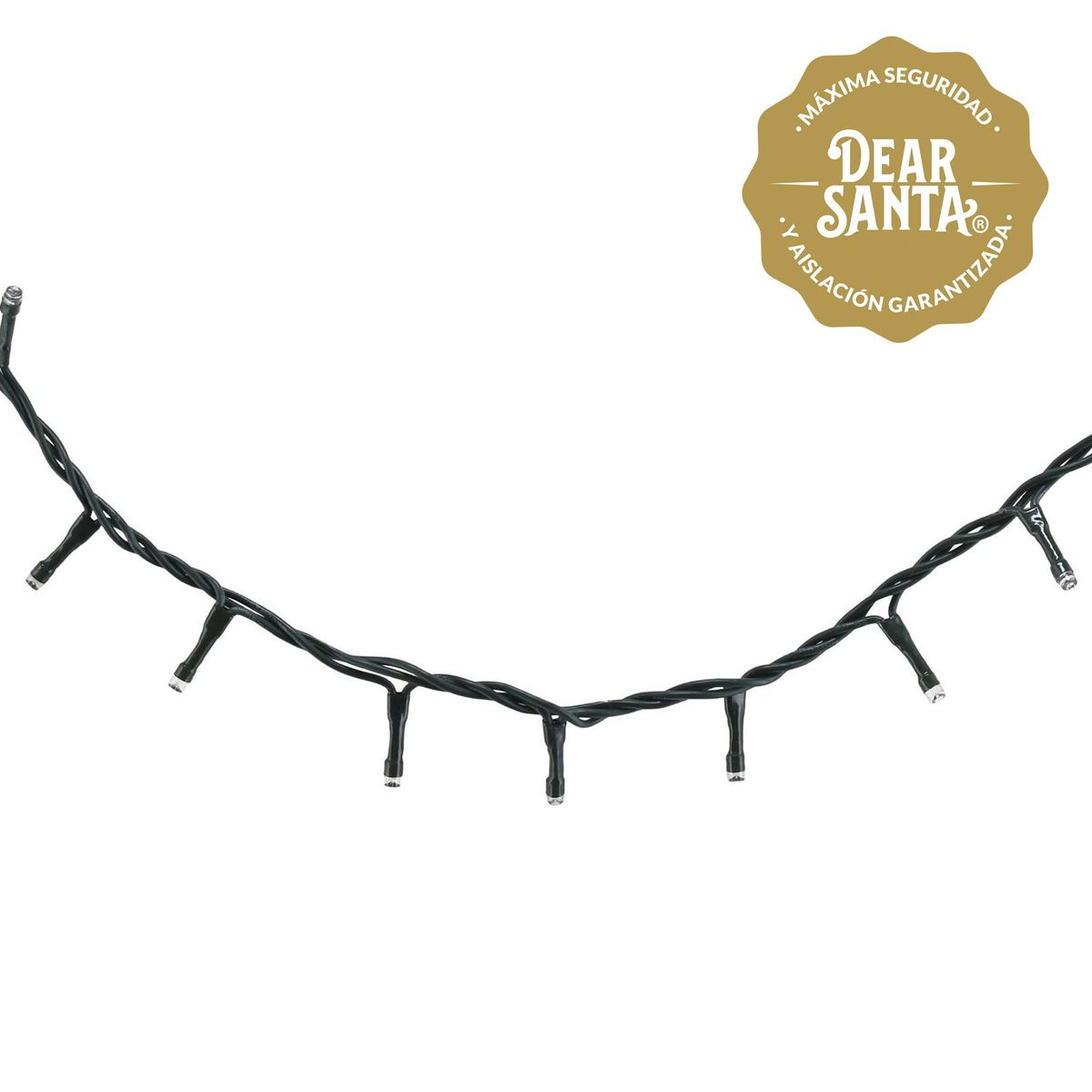 DEAR SANTA - Juego 100 luces led minirice rojas