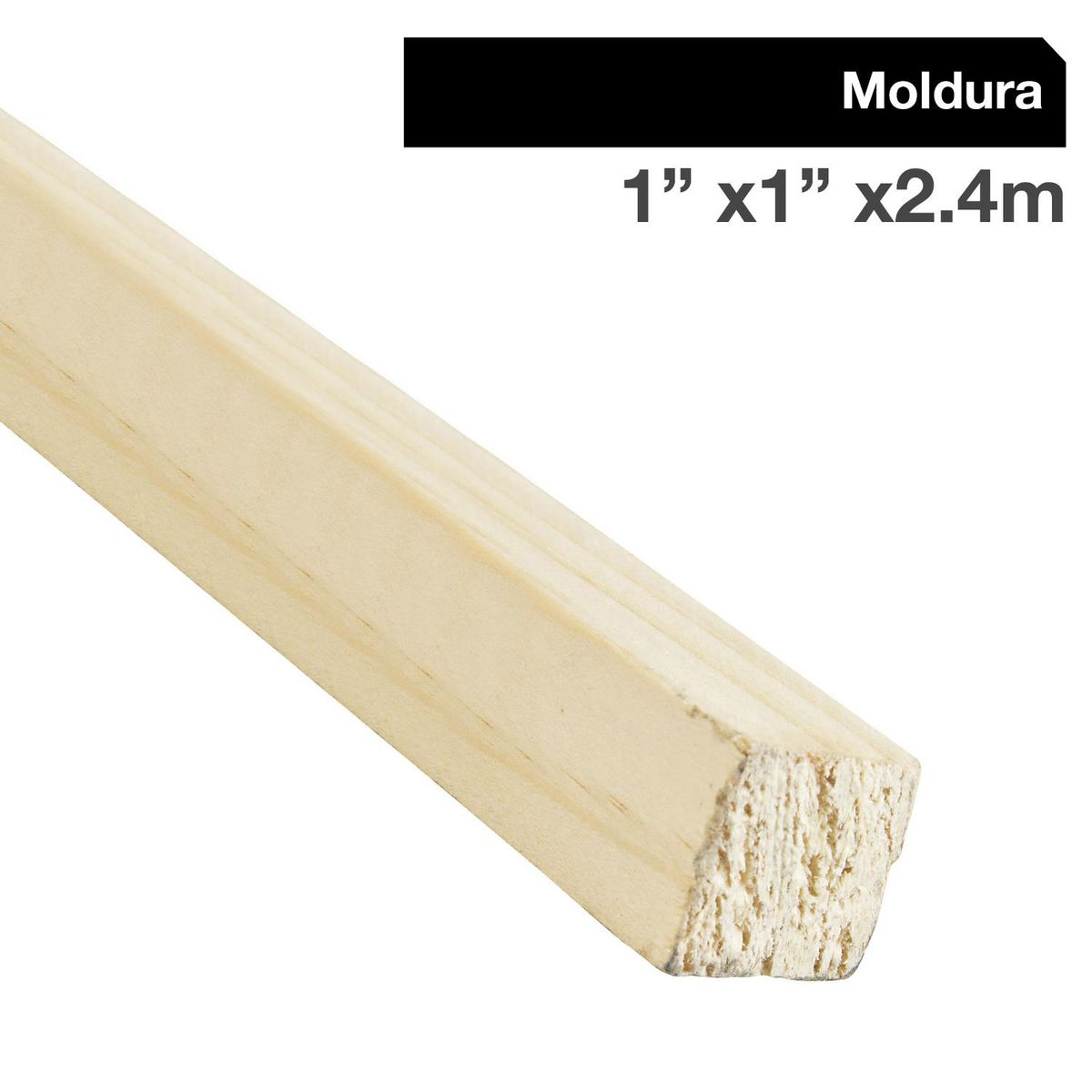 MULTIMARCA - Moldura Cuadrada Pino Finger Natural 20 mm 2x240 cm