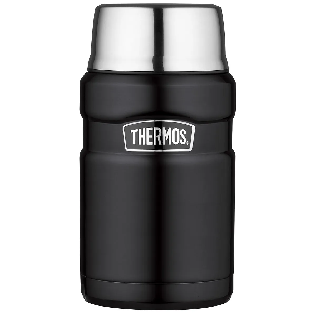 THERMOS - Termo para Comida 710 ml Negro/ Plateado