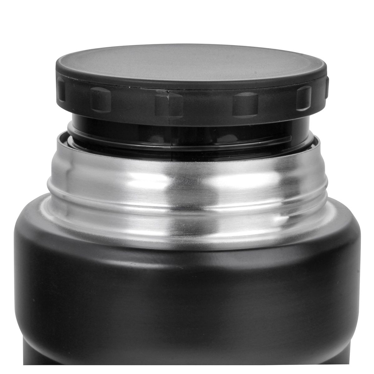 THERMOS - Termo para Comida 710 ml Negro/ Plateado