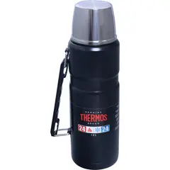 THERMOS - Termo para Agua 1.2 l Acero Inoxidable Negro/ Plateado