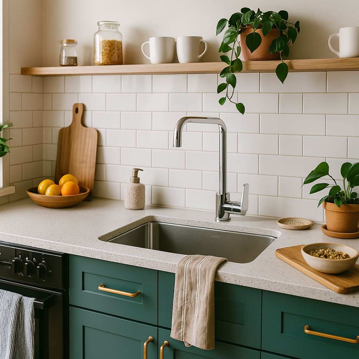 STRETTO - Monomando para Lavaplatos Dessin Cromado