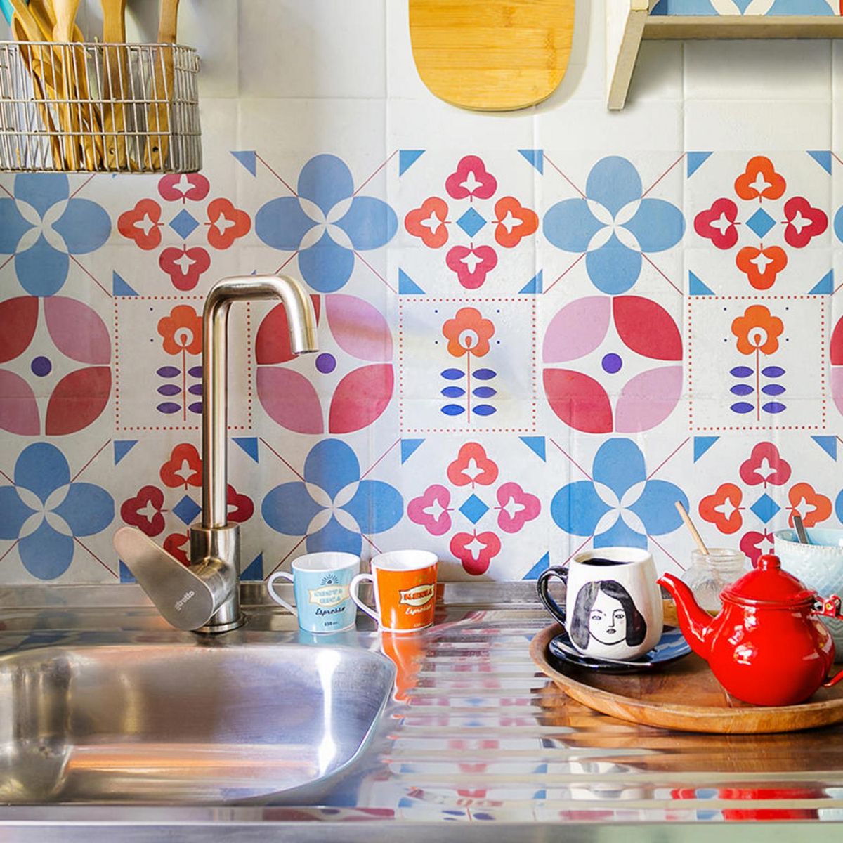 STRETTO - Monomando para Lavaplatos Dessin Níquel Bruñido