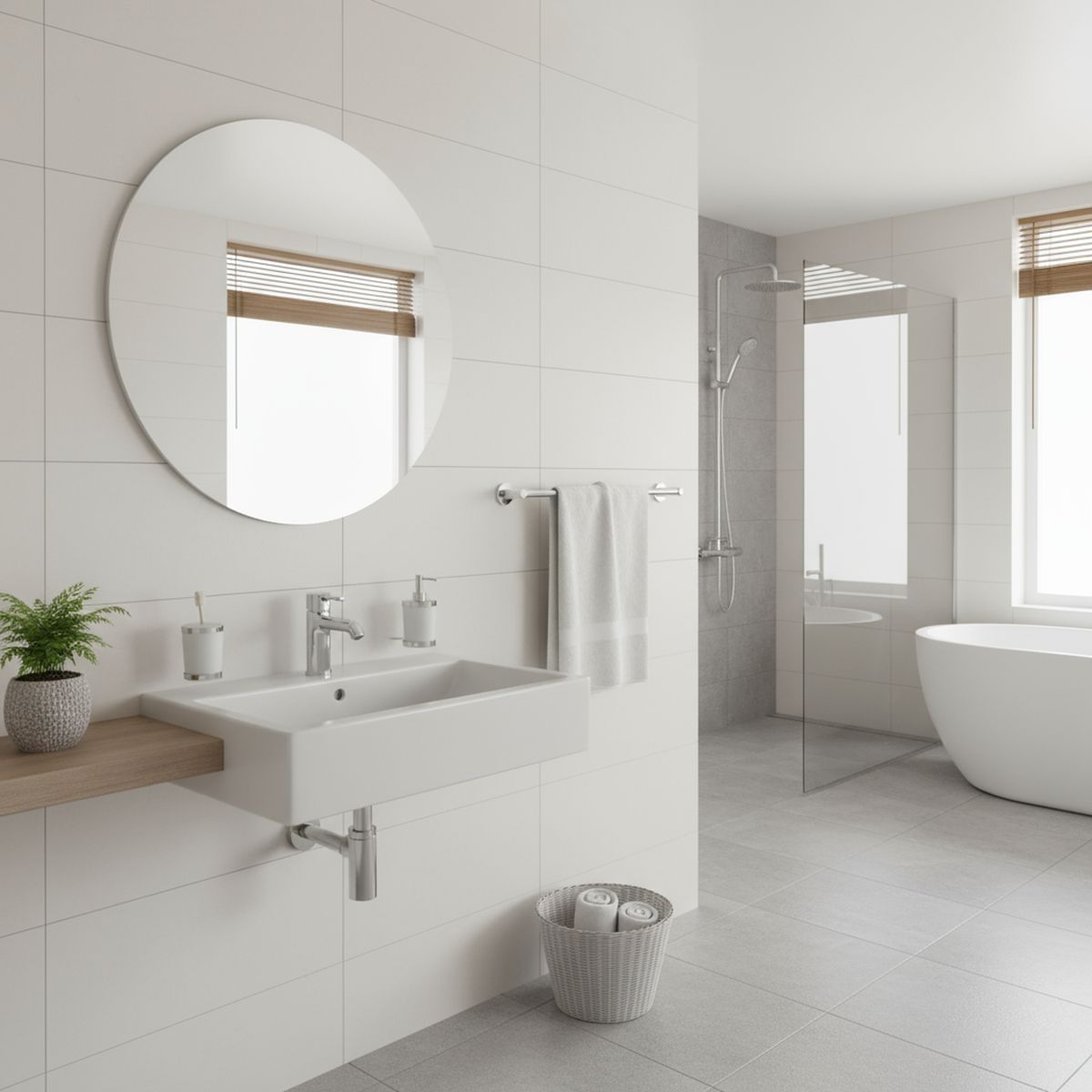 STRETTO - Barra 46 cm para toalla cromo