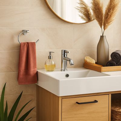 Imagen 2 del producto Argolla para toalla cromo