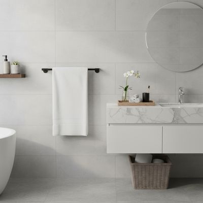 Imagen 2 del producto Barra 46 cm para toalla negro