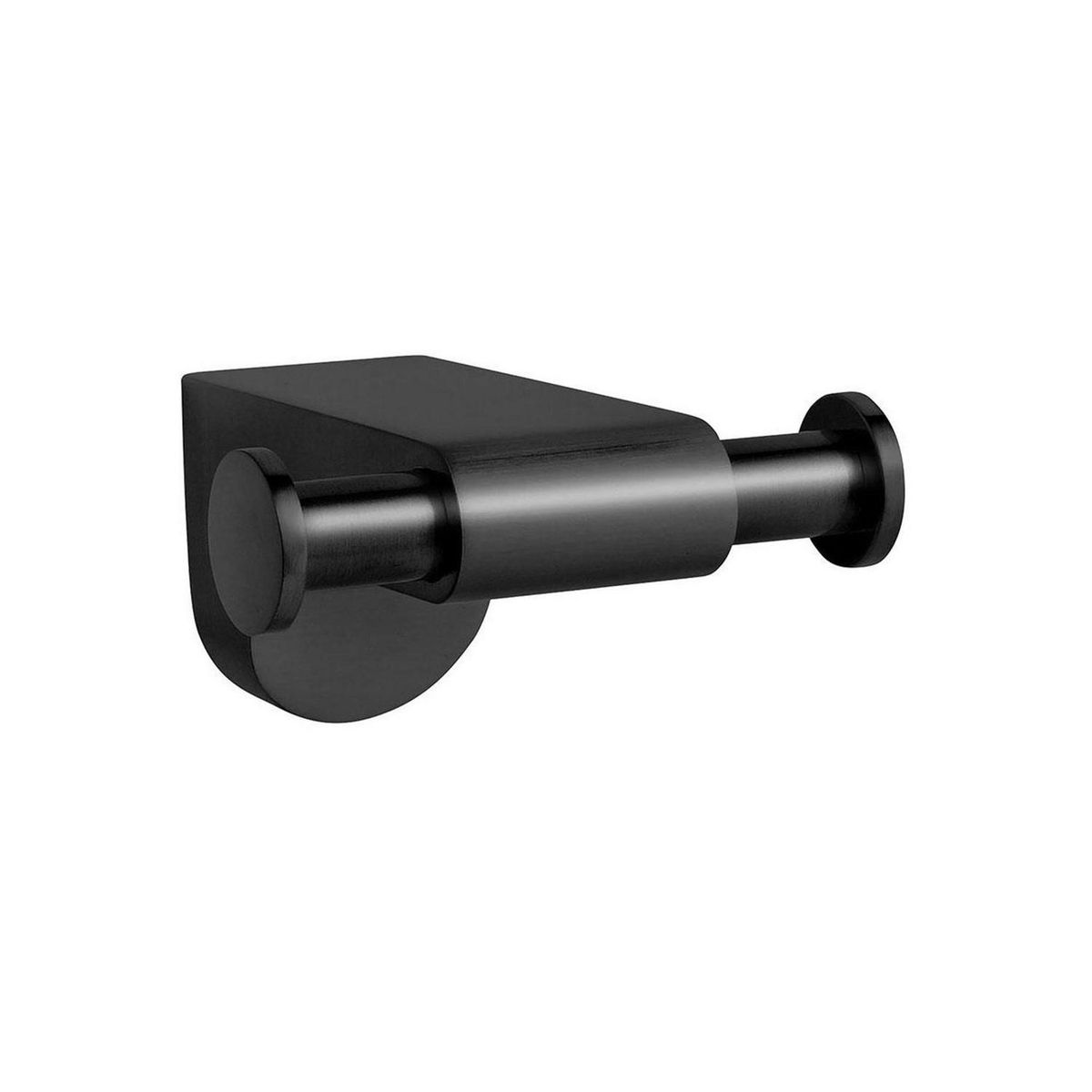 STRETTO - Gancho doble para toallas negro