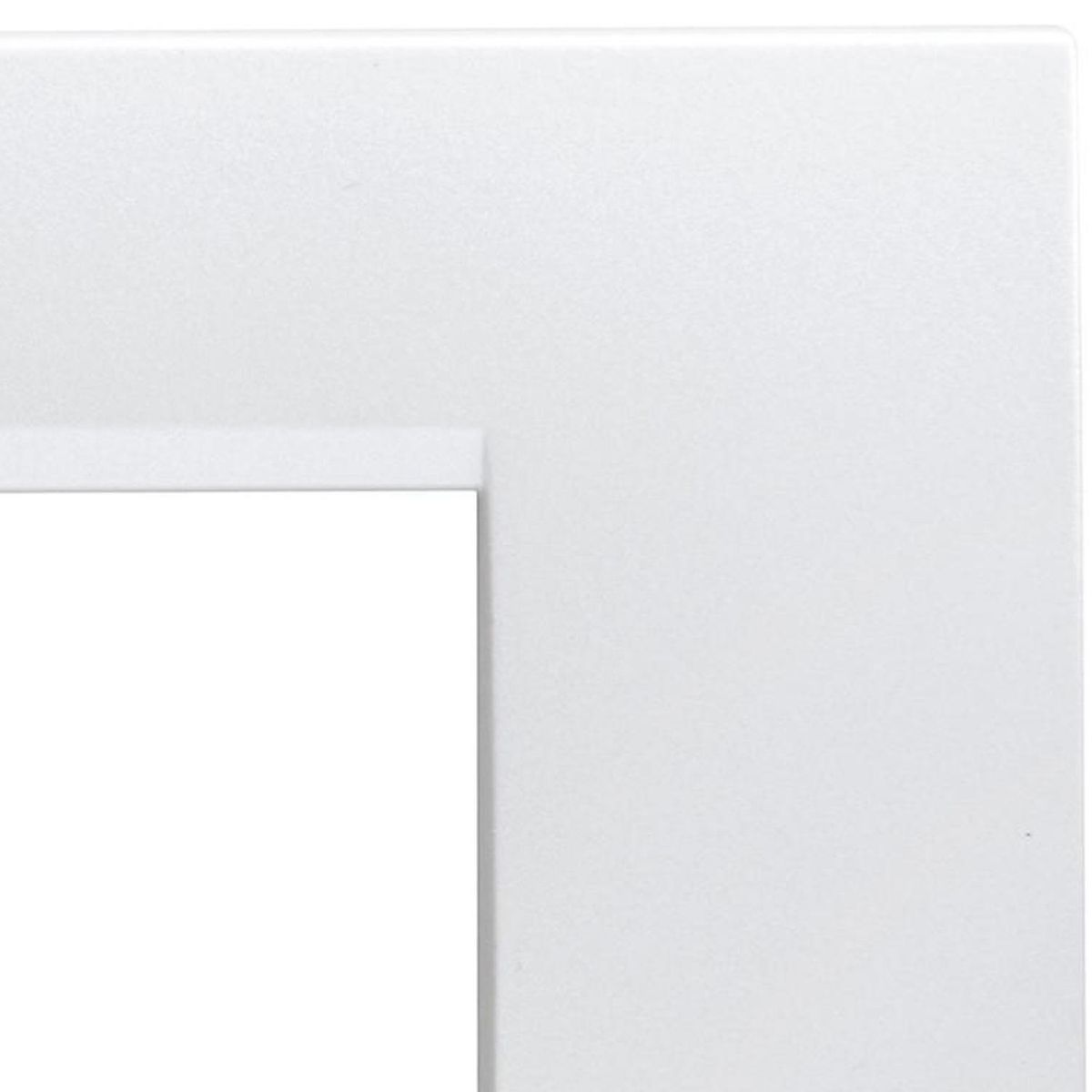 BTICINO - Placa Rectangular 3 Módulos Plateado