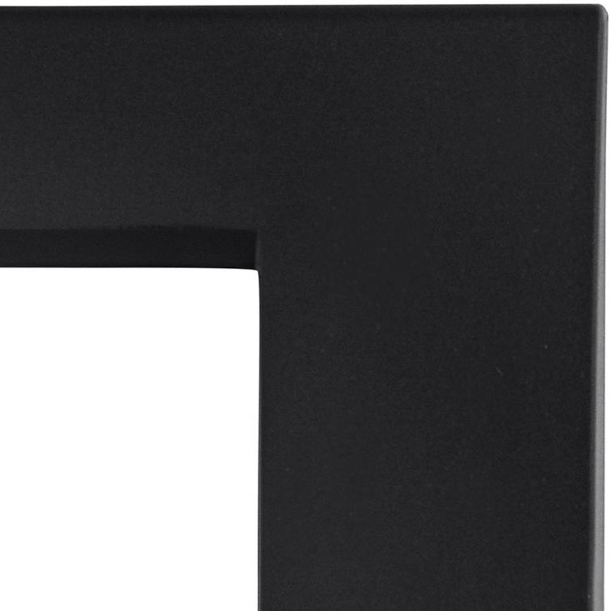 BTICINO - Placa rectangular 3 módulos Antracita