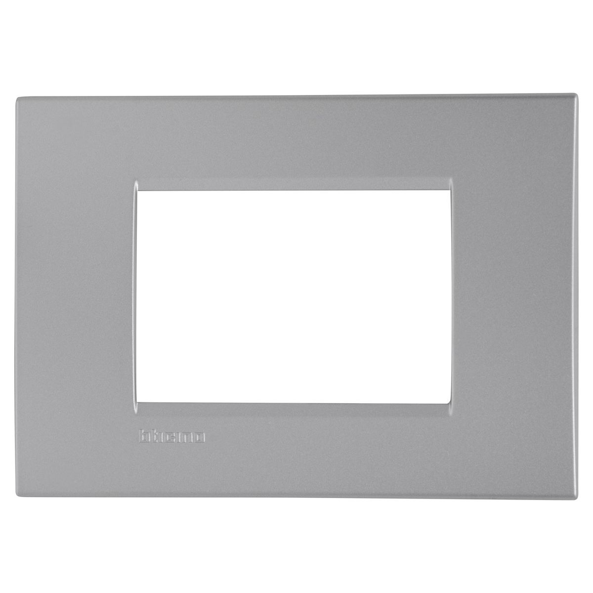 BTICINO - Placa Rectangular 3 Módulos Tech
