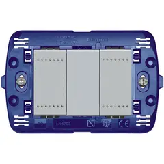 BTICINO - Interruptor doble semi armado 16 A Tech