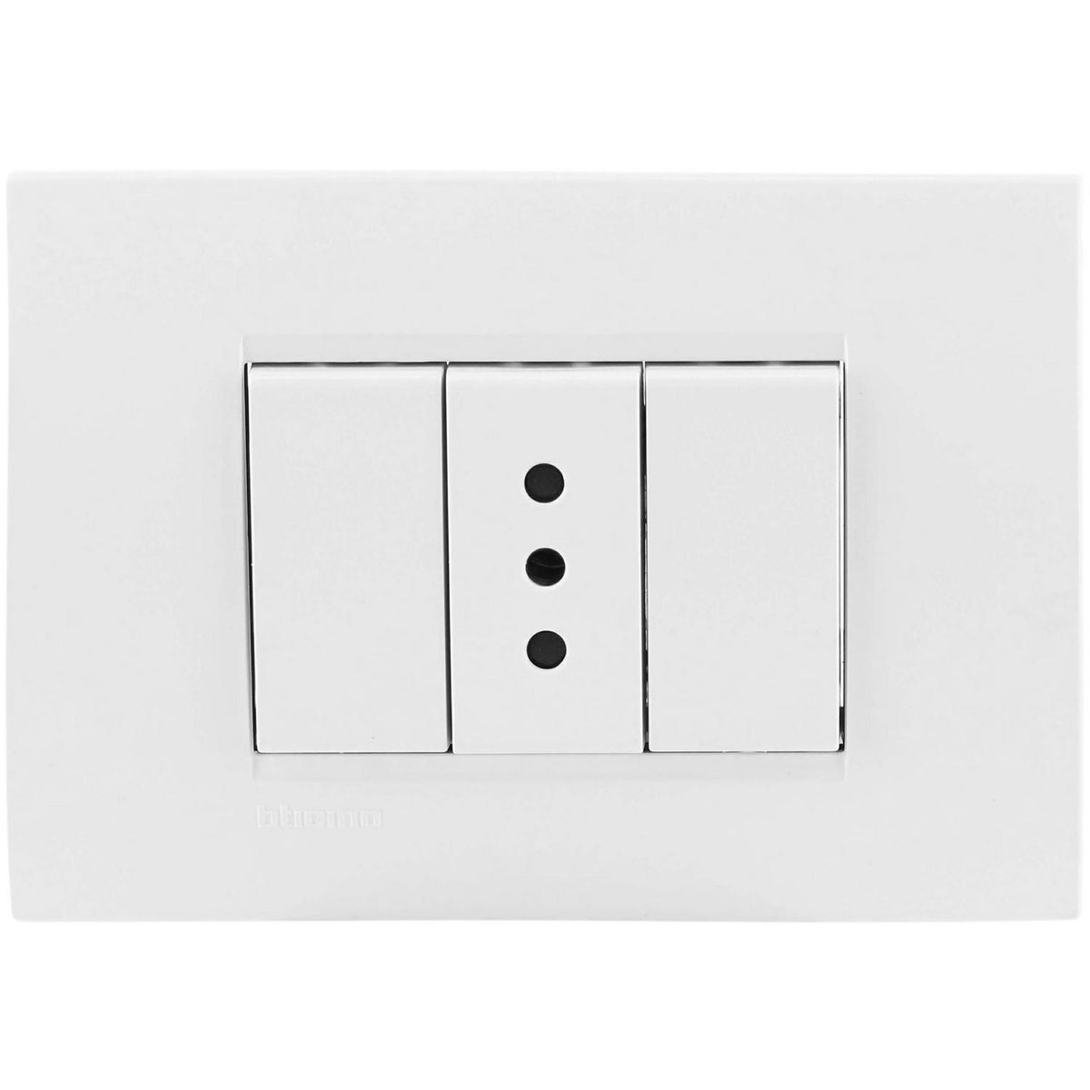 BTICINO - Tomacorriente Simple 10A blanco