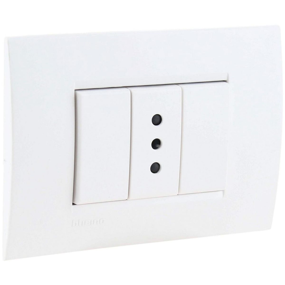 BTICINO - Tomacorriente Simple 10A blanco