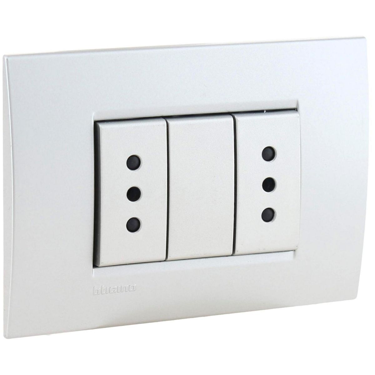 BTICINO - Tomacorriente doble 10A Tech