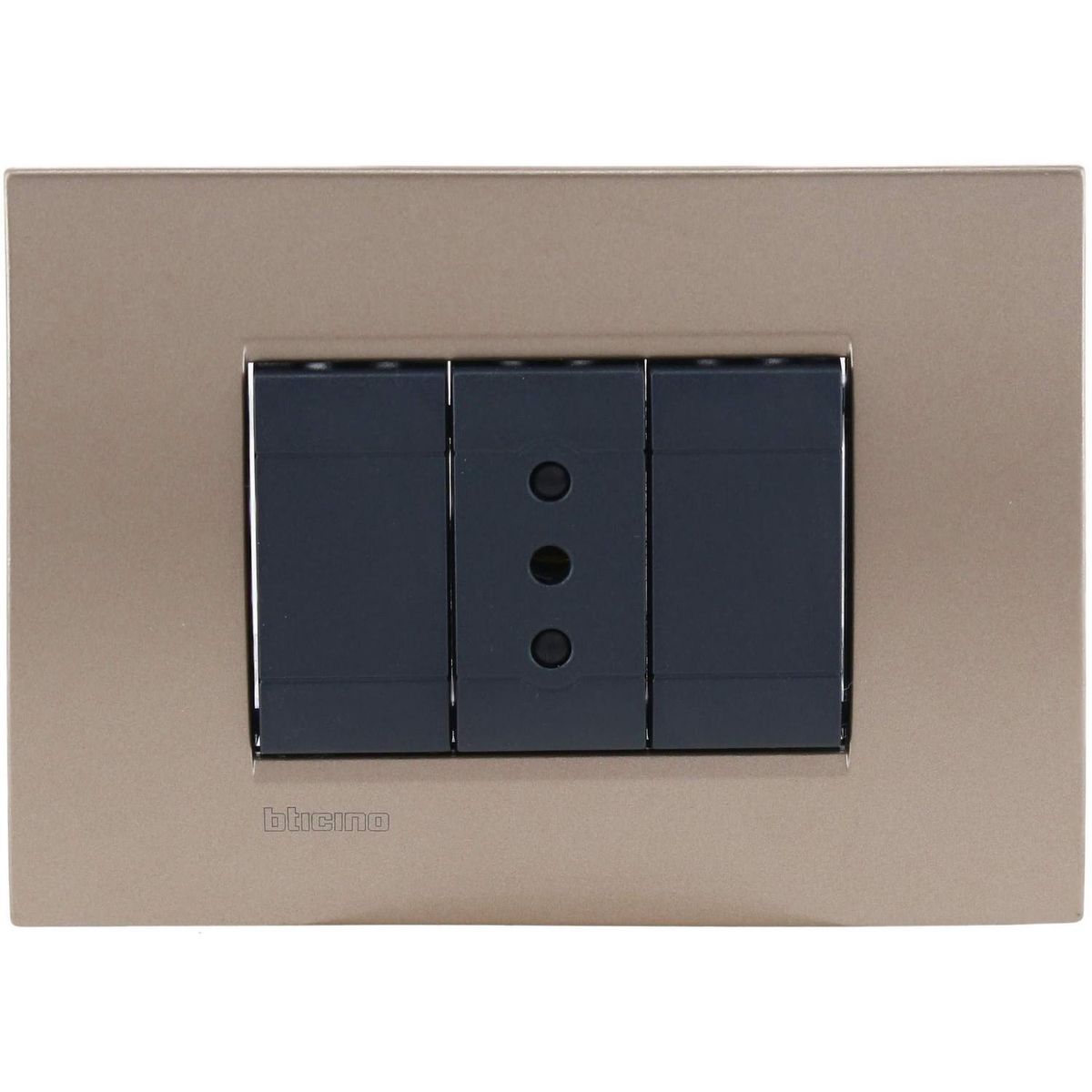 BTICINO - Tomacorriente Simple 10A Square