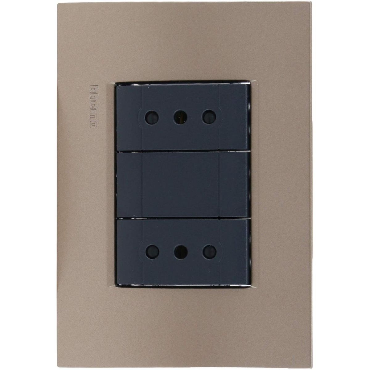 BTICINO - Tomacorriente Doble 10A Square