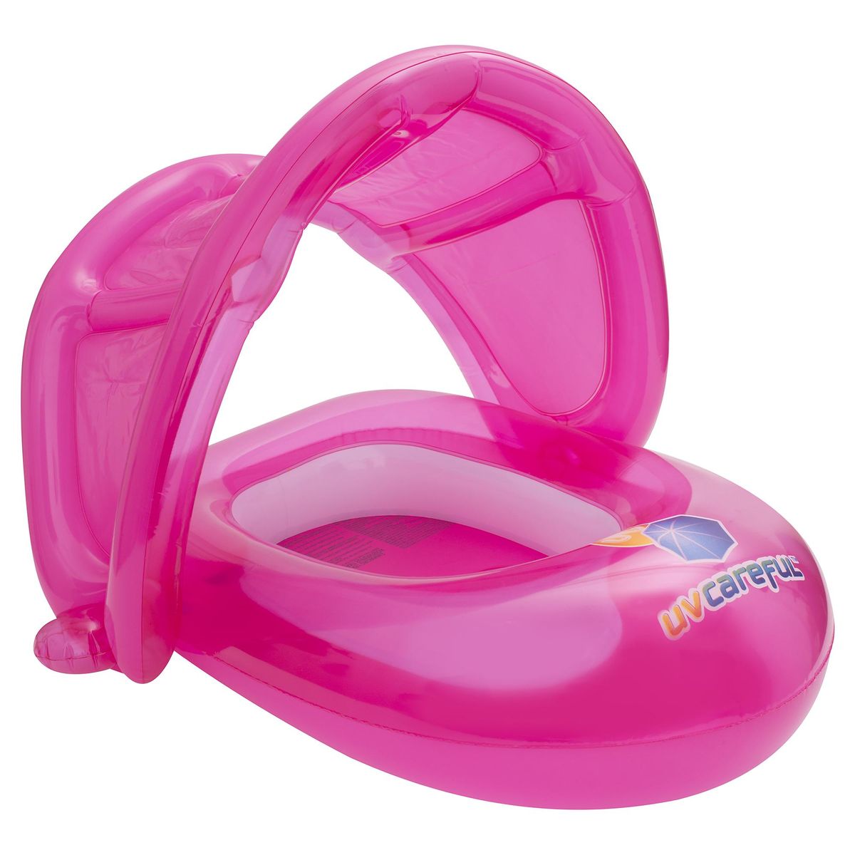 BESTWAY - Flotador para Bebé Plástico Fucsia 74x59x74 cm