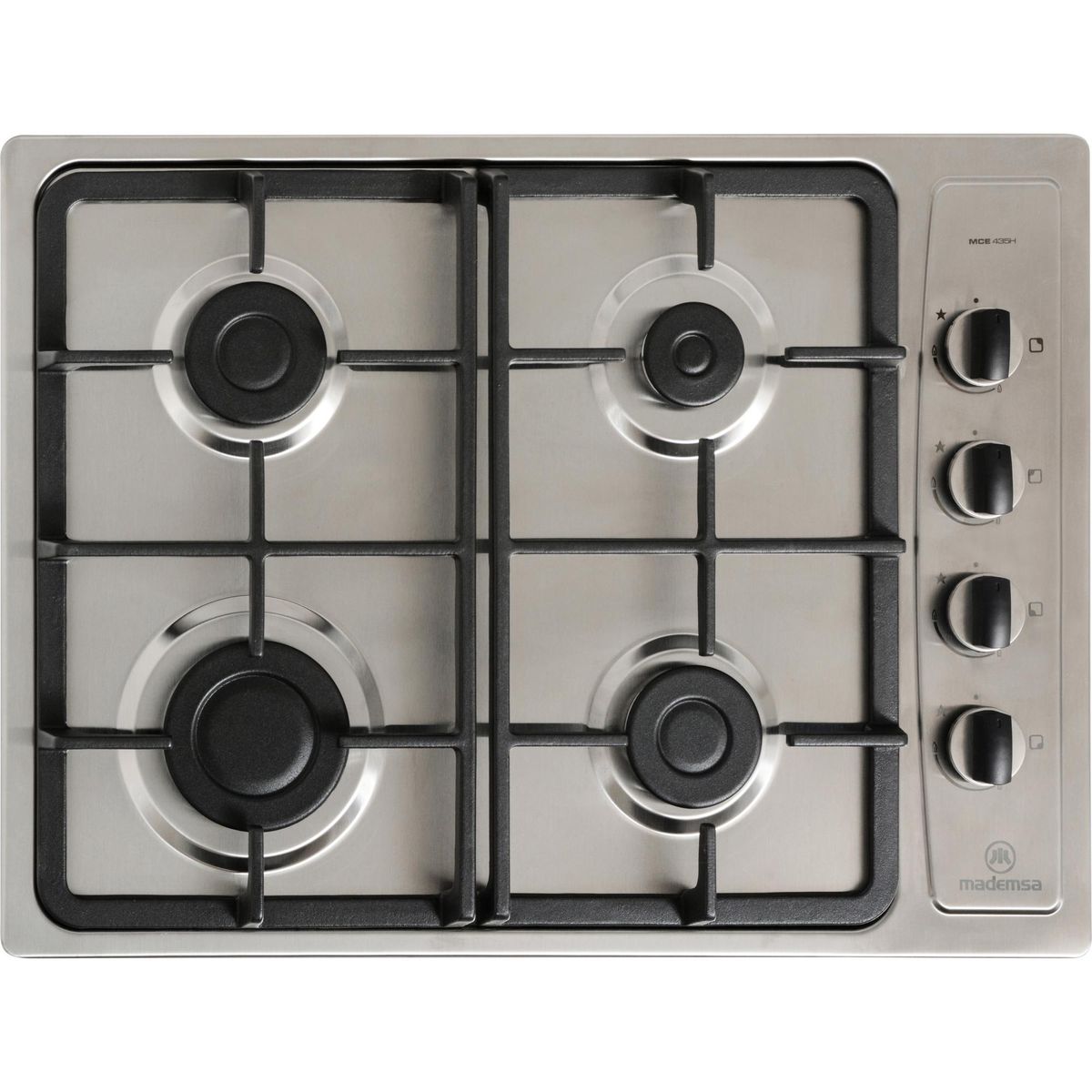 MADEMSA -  Gas 4 Platos Gris MCE 435H