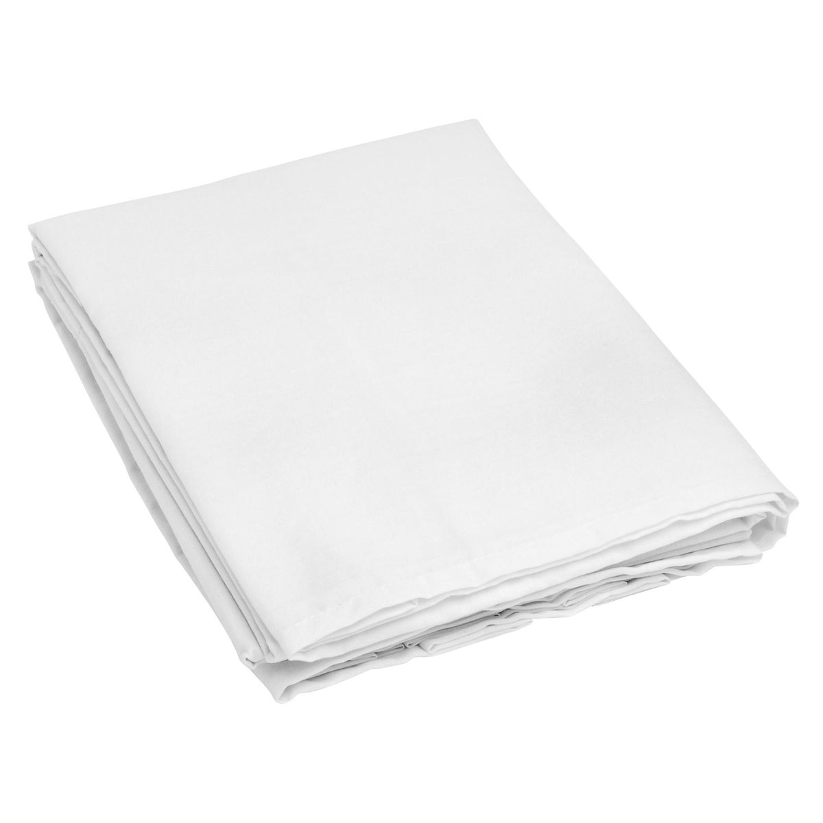 CASA BONITA - Faldón Liso para Cama 2 plazas Blanco