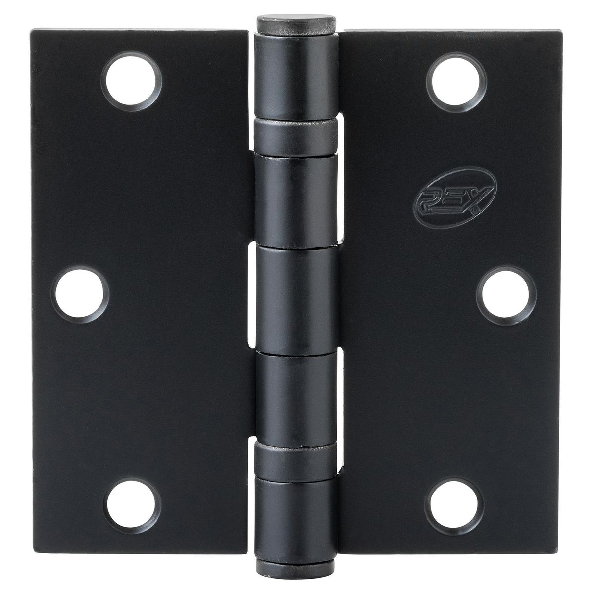 REY - Bisagra con rodamiento 7,6x7,6 cm negro