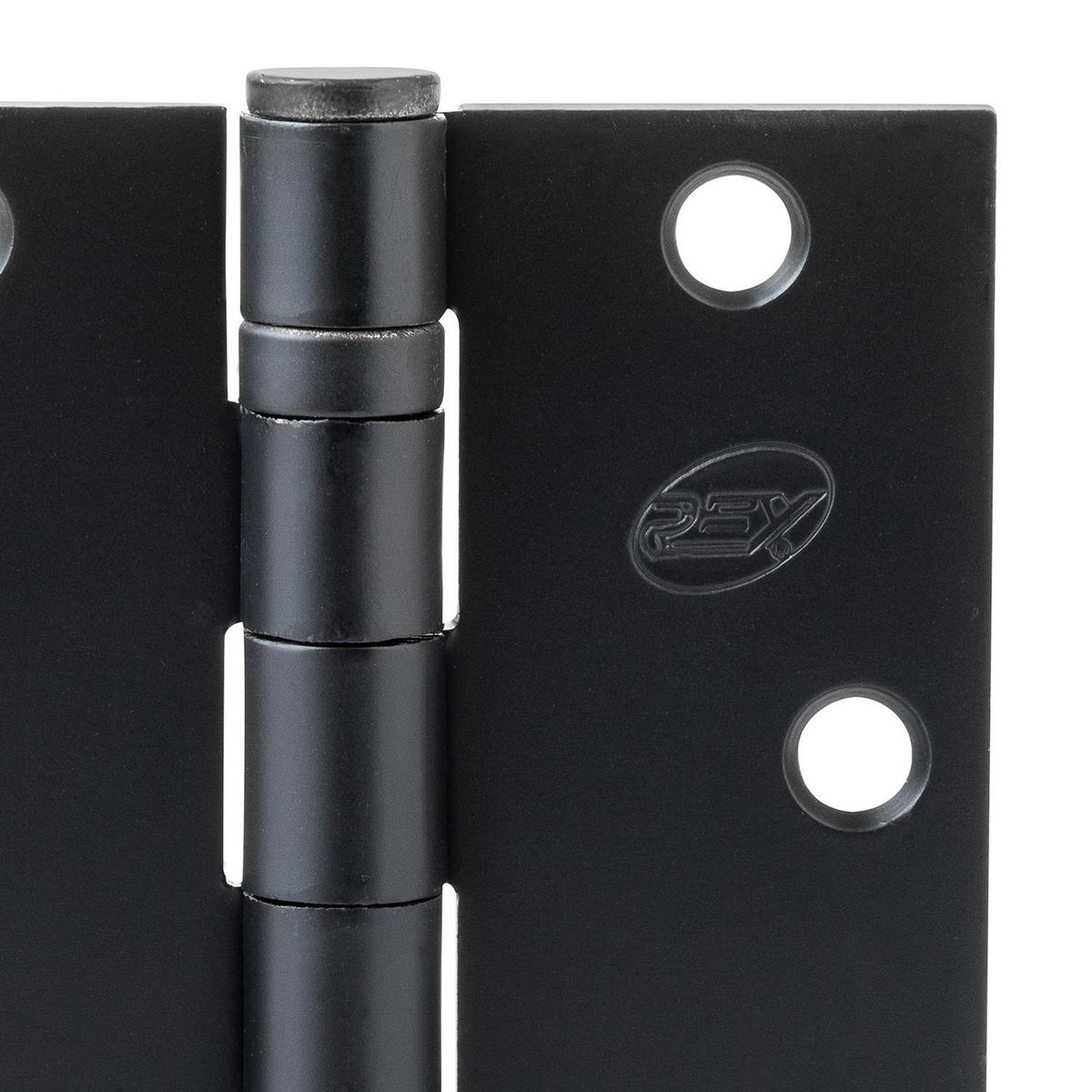 REY - Bisagra con rodamiento 7,6x7,6 cm negro