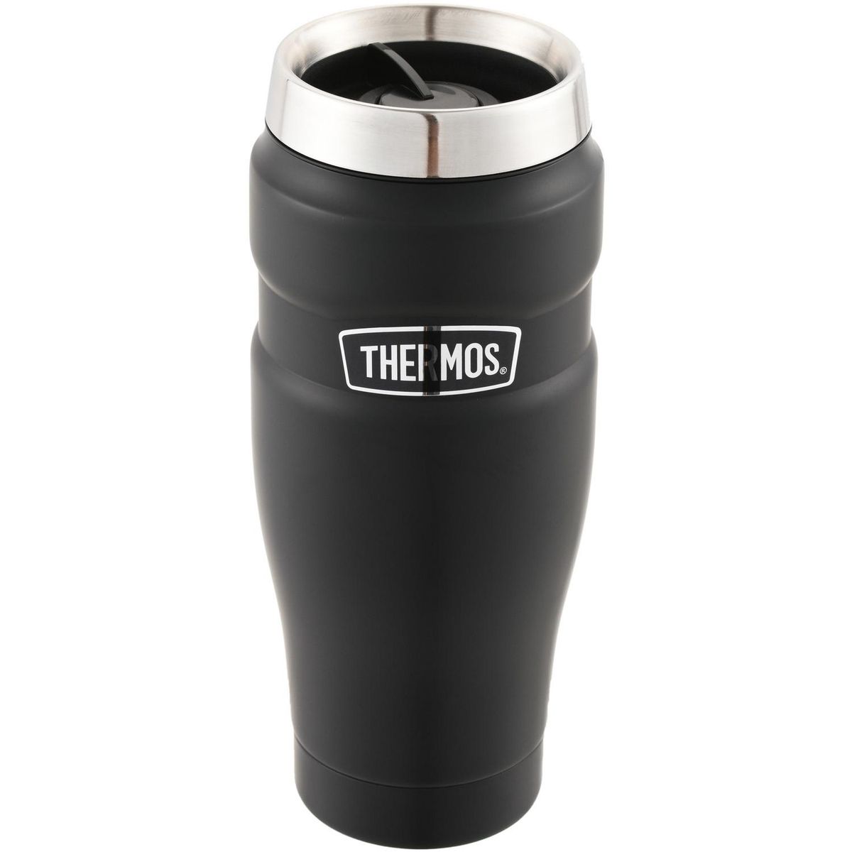 THERMOS - Mug Térmico 470 ml Negro/ Plateado