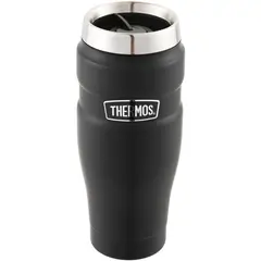 THERMOS - Mug Térmico 470 ml Acero Inoxidable Negro/ Plateado