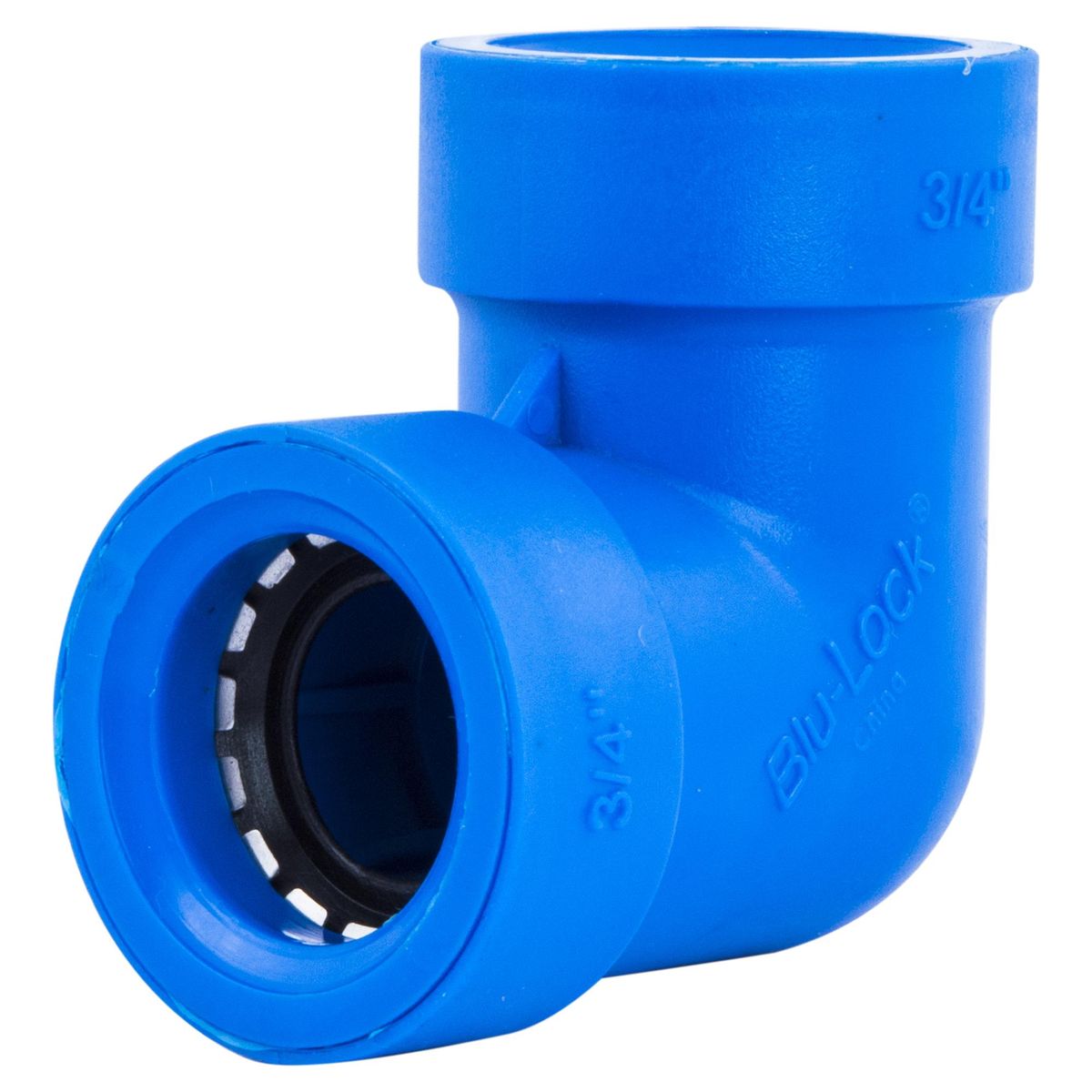 BLU LOCK - Codo plástico 3/4 pulgadas