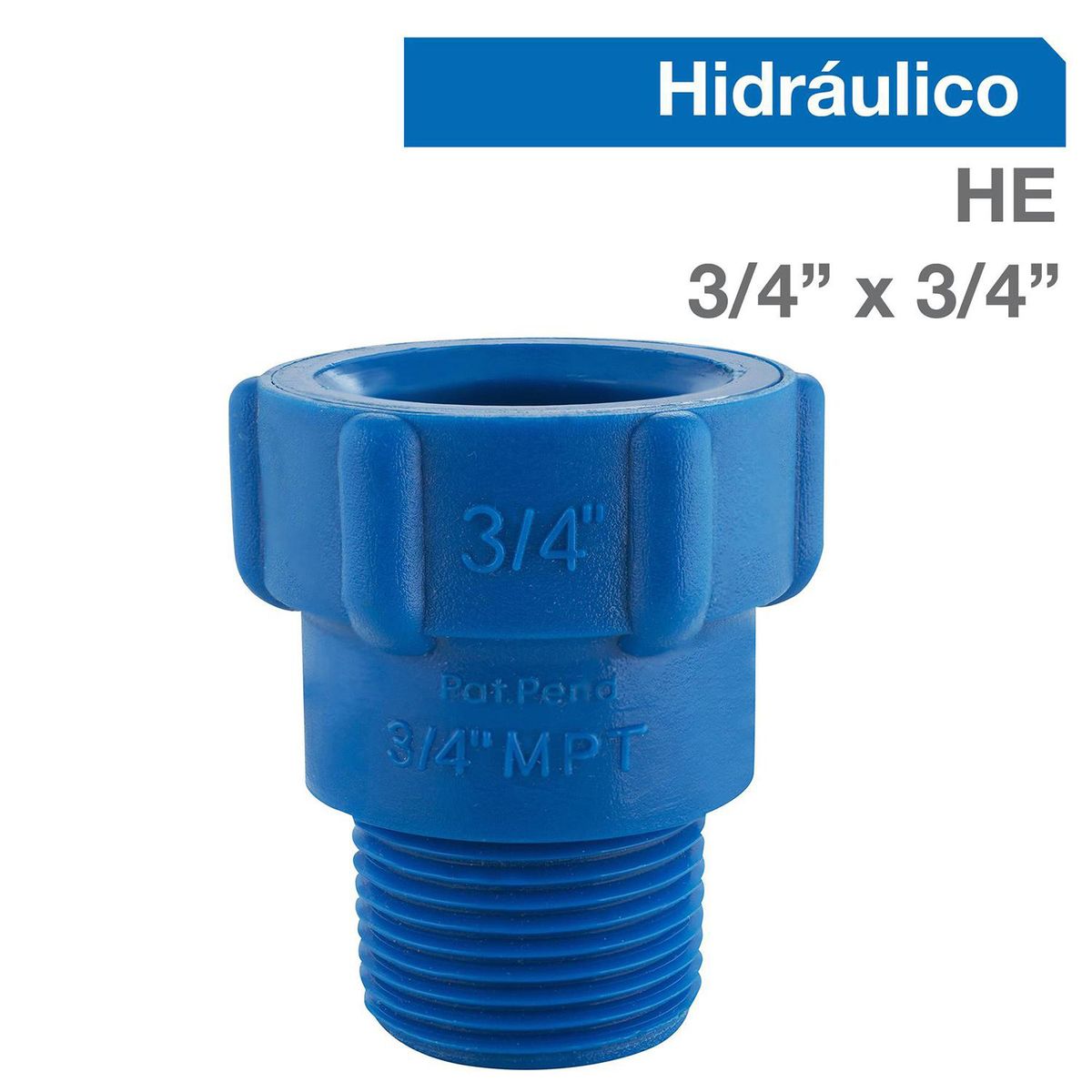 BLU LOCK - Terminal HE plástico 3/4x3/4"