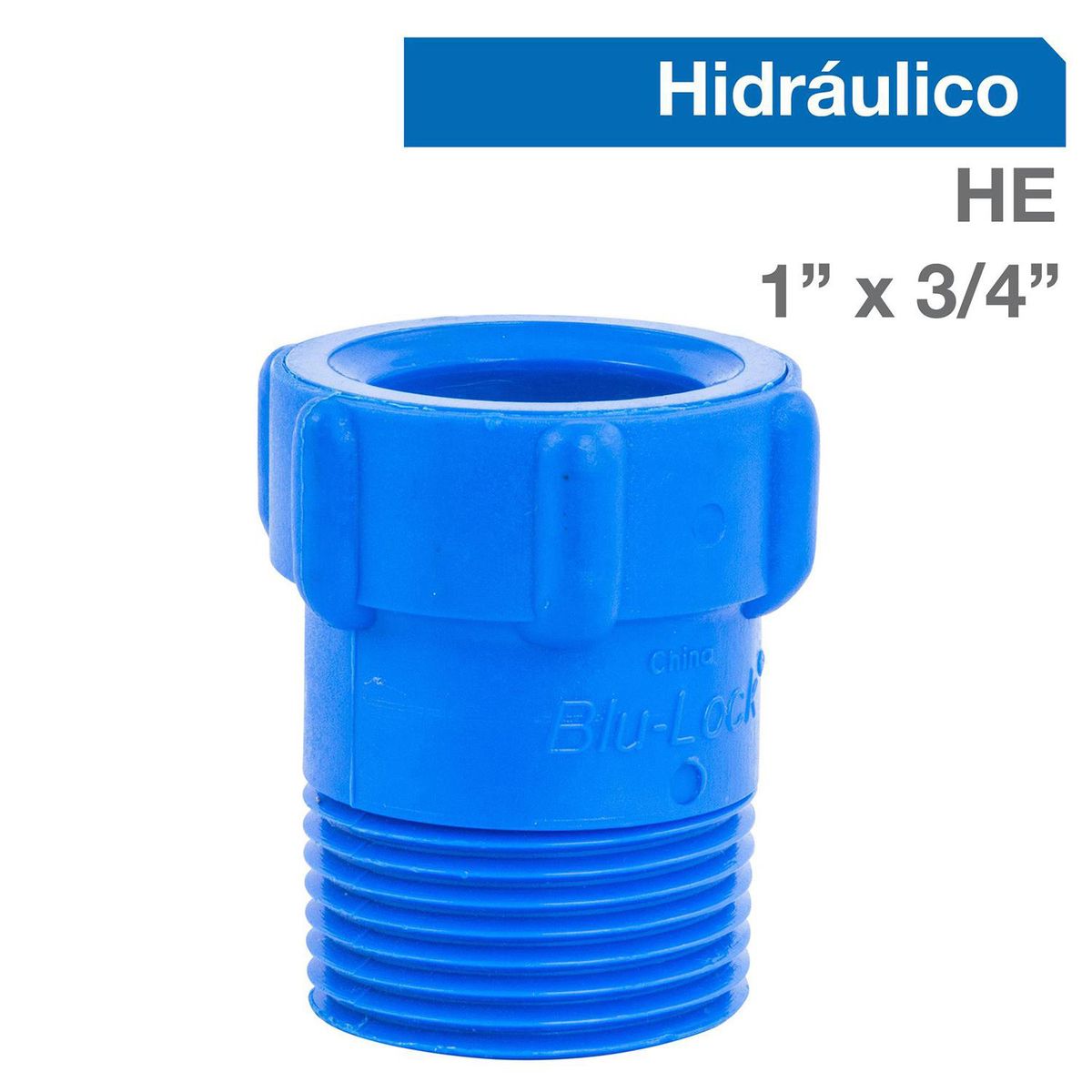 BLU LOCK - Terminal HE plástico 1x3/4"