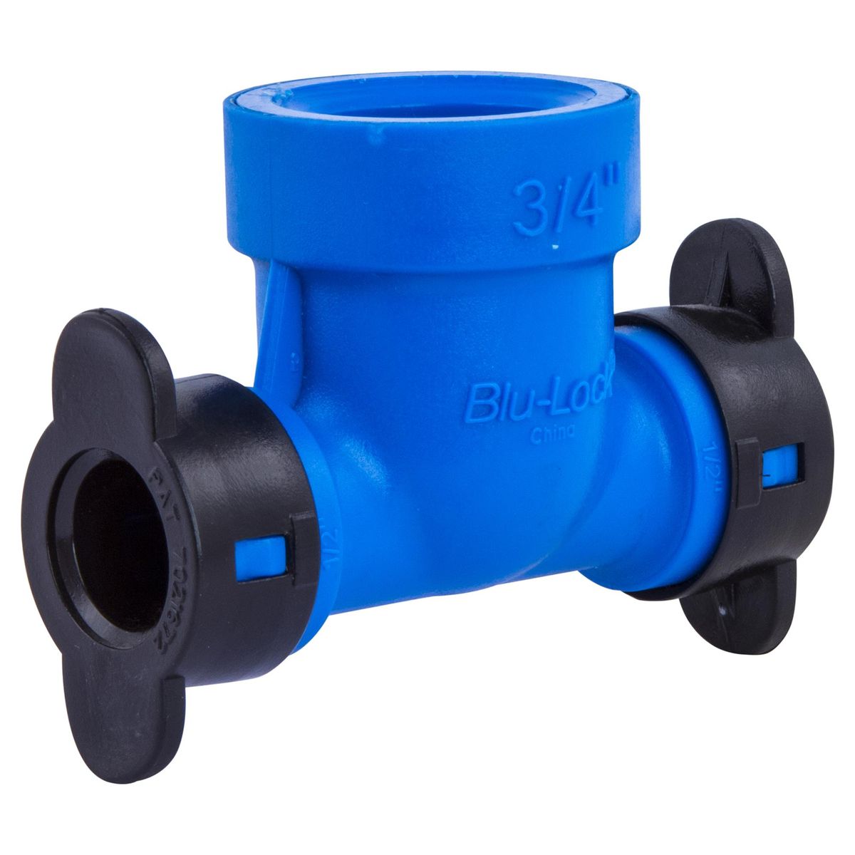 BLU LOCK - Tee plástico 1/2x1/2x3x3/4"