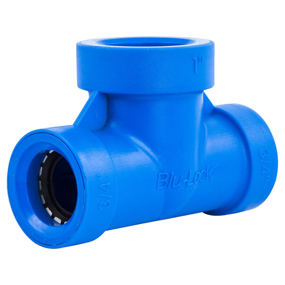 BLU LOCK - Tee plástico 1x3/4x3/4"