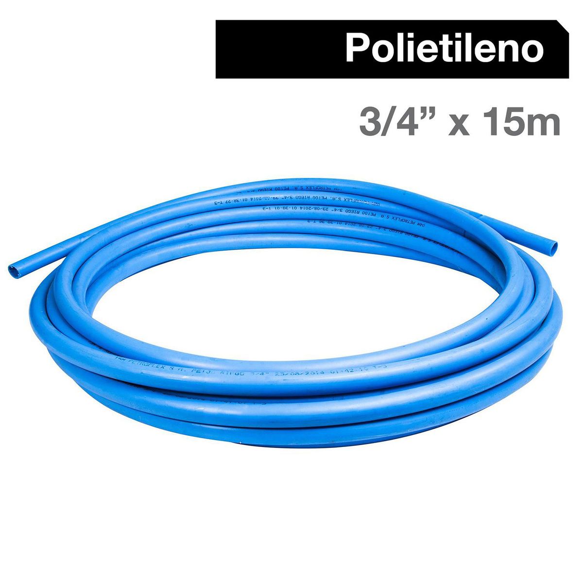 BLU LOCK - Tubería Polietileno Agua 3/4 "x15 m
