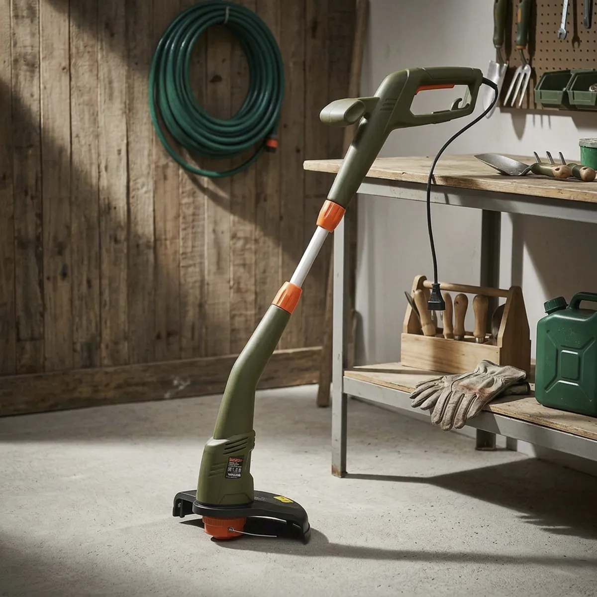 Orilladora eléctrica 350 W, marca BAUKER - Foto 2