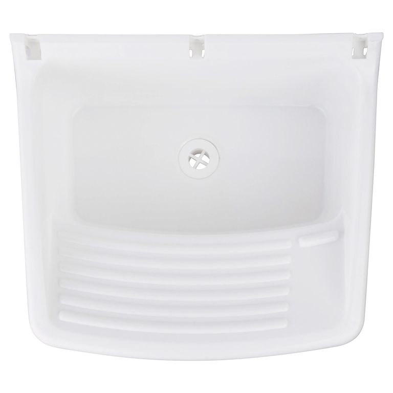 Lavarropa Forma Rectangular Plástico 21x40x44 cm blanco