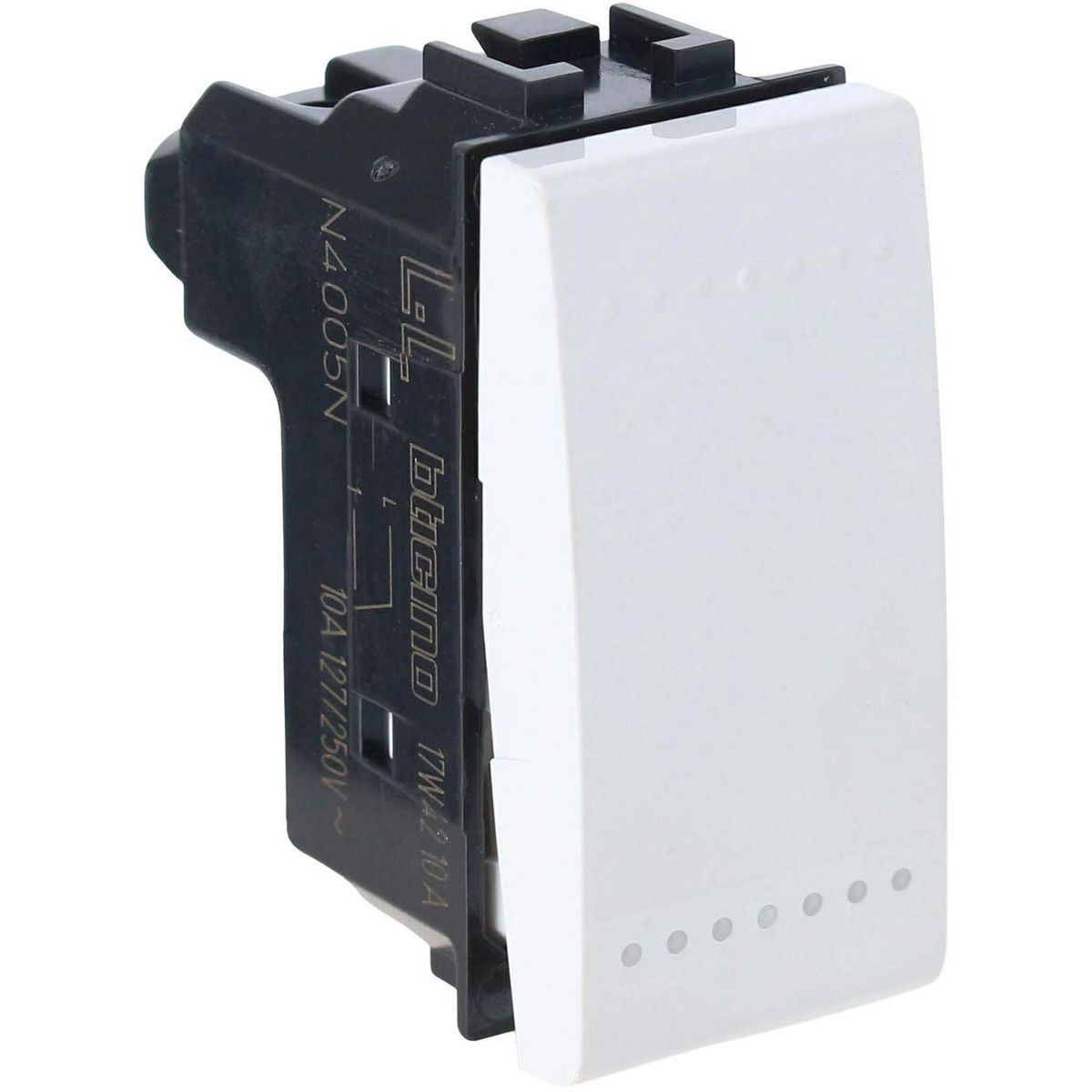 BTICINO - Módulo interruptor 9/12 16 A Blanco