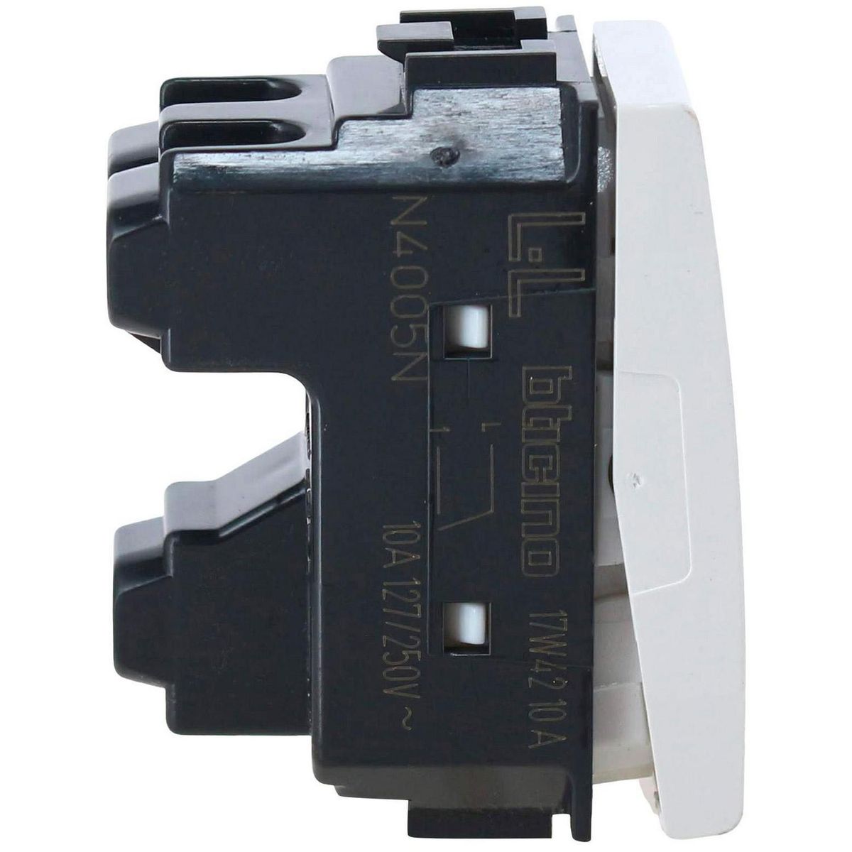 BTICINO - Módulo interruptor 9/12 16 A Blanco