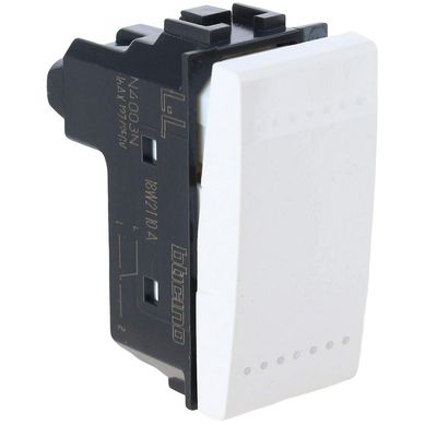 Mdulo interruptor 9/24 16 A Blanco