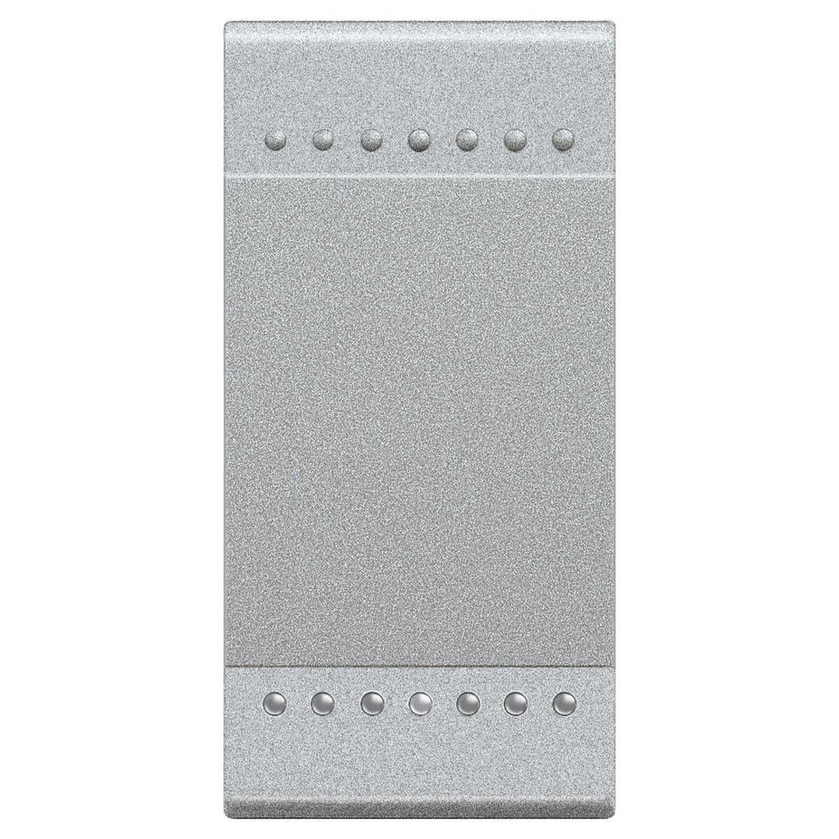 BTICINO - Interruptor pulsador 10 A Tech Plateado