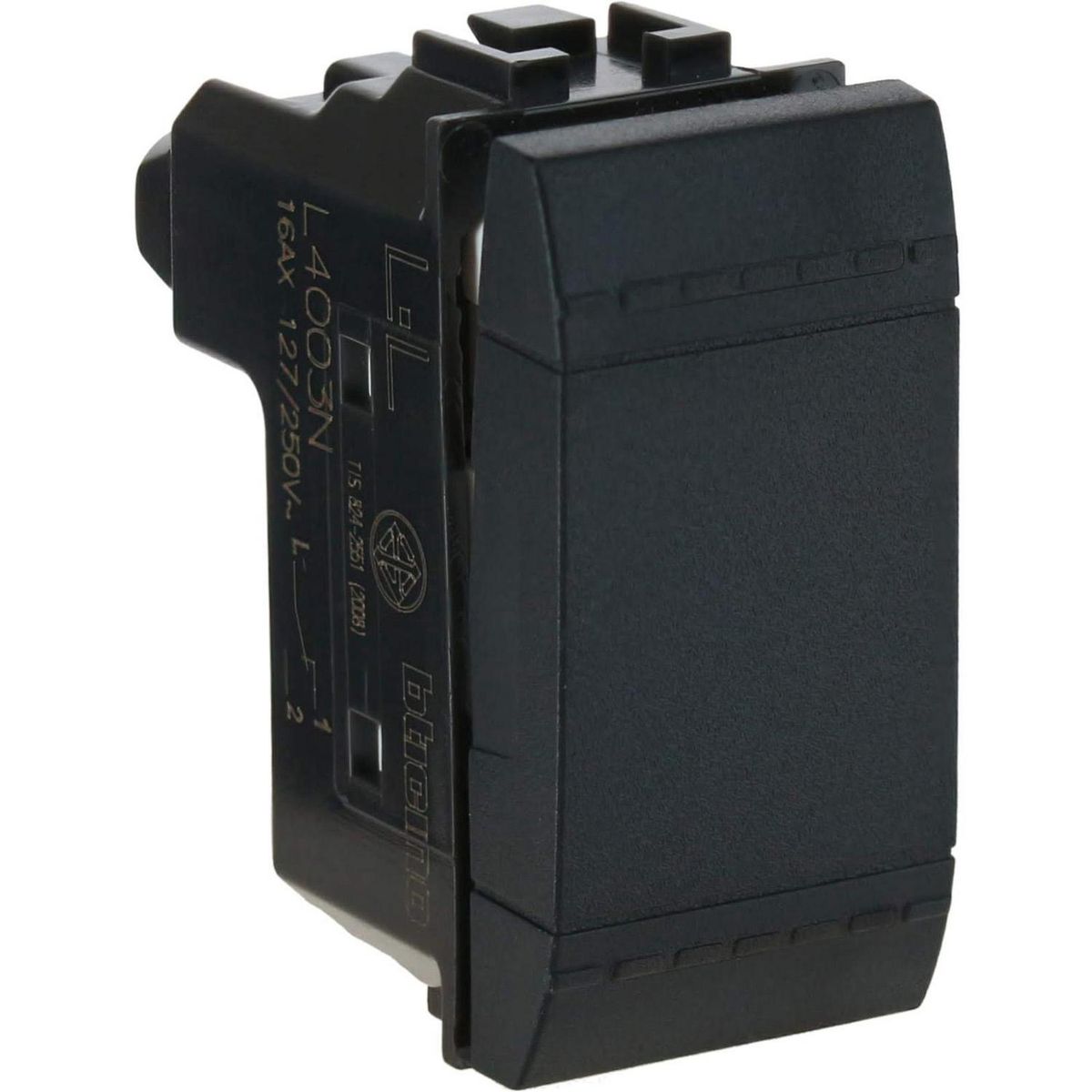 BTICINO - Interruptor 9/24 16 A Negro