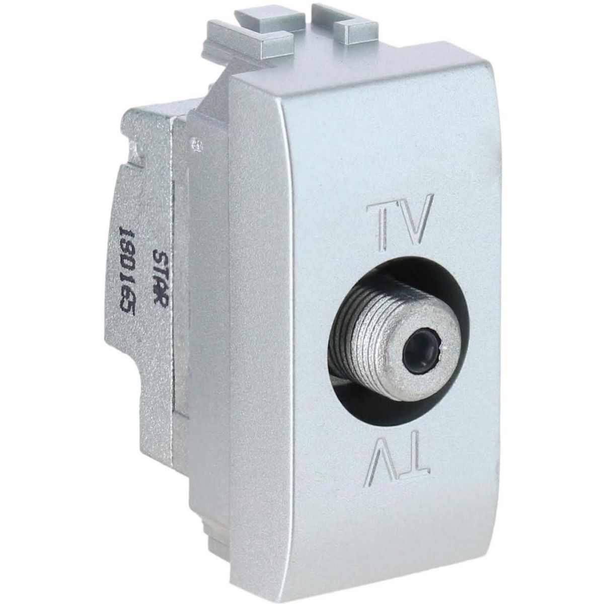 BTICINO - Toma Coaxial modular tipo F para TV Antracita