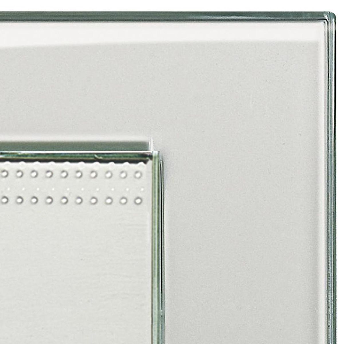 BTICINO - Placa Rectangular 3 Módulos Transparente