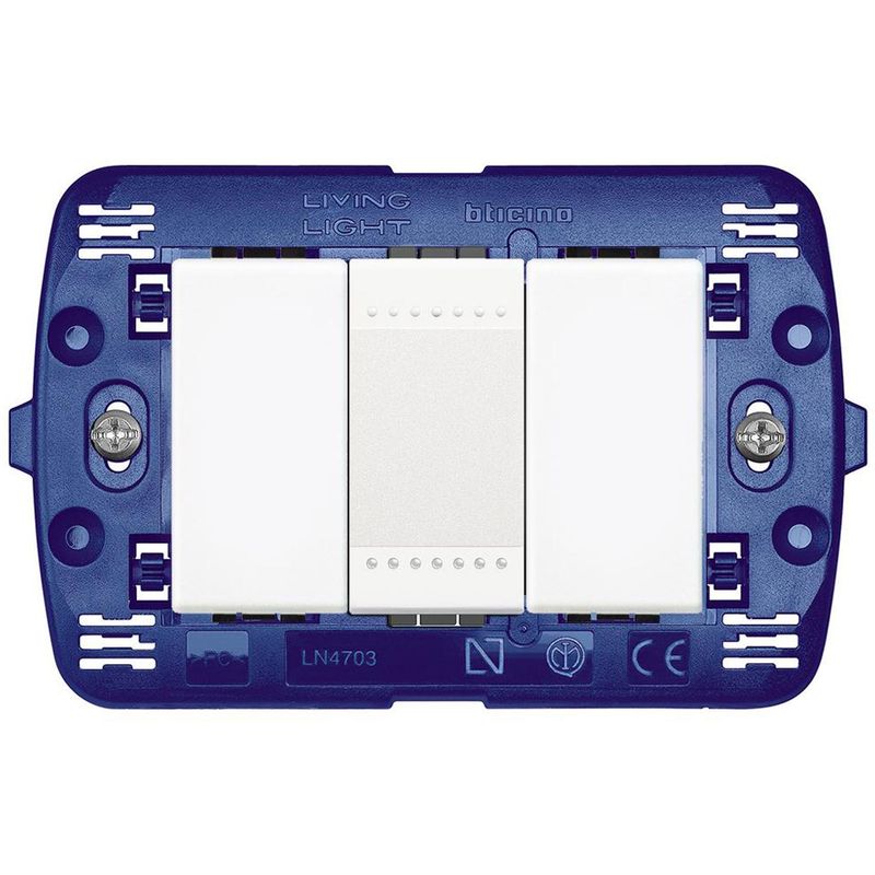 BTICINO - Interruptor conmutador (9/24) 16 A Blanco
