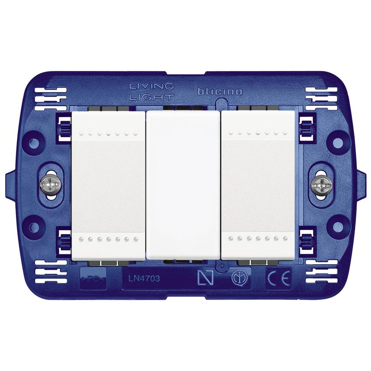 BTICINO - Interruptor 16 A Living Light Blanco