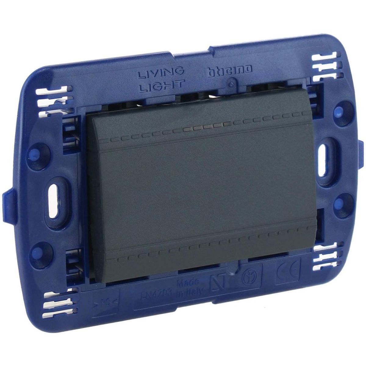 BTICINO - Interruptor 9/24 semi armado 16 A Antracita