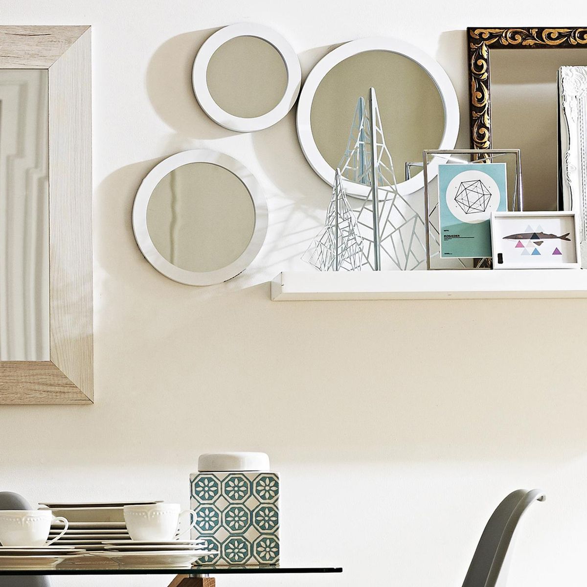 HOMY - Set 3 Espejos Octágono